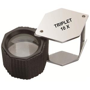 Lupa de Joyero de 18 mm, Negra, con Empuñadura de Goma, Tipo Triplete de 30X, Alta Potencia, Lupa de Precisión para Uso Industrial - Product Image 6