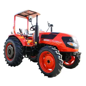 Trator agrícola alta potência multifuncional 90hp, equipamento de maquinaria agrícola