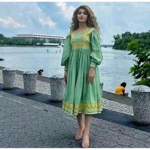 High Quality Vintage Traditional Afghan Kuchi Dress Lace Tassel Button Pleated 100% Silk Low MOQ OEM Service AA IMPEX - Product Image 4