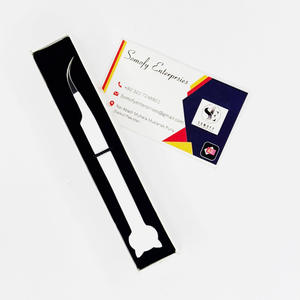 แหนบแยกขนตาแบบโค้งทำจากสเตนเลสเคลือบผงสีขาวเป็นมิตรกับสิ่งแวดล้อม - Product Image 4