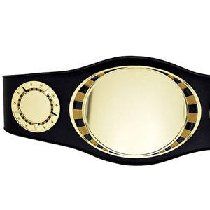 Cinturón de campeonato de cuero personalizable de alta calidad para Karate Durable MMA Wrestling Boxing Sports Championship Belt - Product Image 5