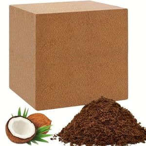 ECO2GO 100% Bloc de tourbe de coco compressé naturel et écologique pour le jardinage et l'agriculture - Product Image 1