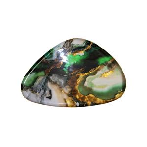 Plateaux décoratifs de Noël en forme d'oeuf pour hôtels servant la maison et les accessoires de cuisine Plateau en émail fait main Assiette de service alimentaire - Product Image 1