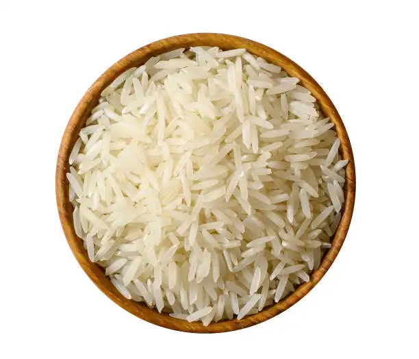 أرز بازماتي أبيض طويل الحبوب، بازماتي هندي طراز 1121 مكنس