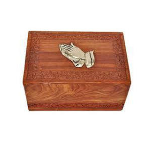 Urnes funéraires modernes en bois faites à la main de style américain Urnes funéraires décoratives pour hommes et femmes à bas prix - Product Image 3