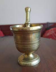 Utilisation de broyeur de pilon de mortier en laiton pour des accessoires de cuisine pour le passé d'ail et l'utilisation de broyeur de médecine - Product Image 5