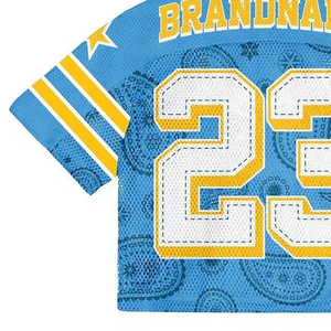 Nueva llegada barato personalizado hombres adultos Vintage bordado Logo Jersey personalizado tela y tamaño hombres Vintage Jersey - Product Image 5