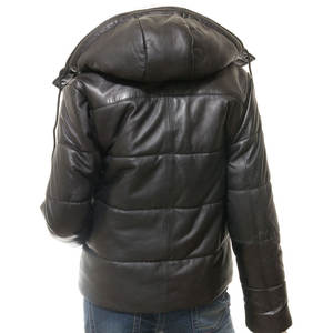 Vente directe d'usine Veste en satin à col montant en cuir véritable respirant pour femmes Automne Hiver Nouveau prix compétitif - Product Image 2