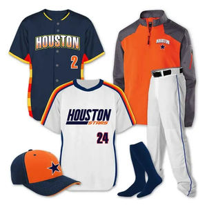 Uniforme de béisbol de color personalizado, jersey de softbol para mujer, pantalón de manga completa, ofertas de Jersey, ropa deportiva con botones para hombre, uniforme de equipo - Product Image 4