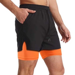 Pantalones cortos de gimnasio de Anime gráfico para hombre Y2K 2 en 1 Baloncesto Entrenamiento Atlético Cordón Drippy Liner Shorts - Product Image 1
