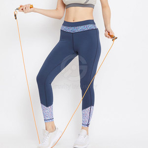 Best Selling <b>Women</b> <b>Leggings</b> Solid High Quality Eco-Friendly Breathable Spandex/Polyester Custom <b>Printing</b> Full Length Pants Stock - Product Image 5