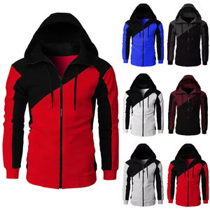 Sweat à capuche thermique sport personnalisable de haute qualité pour hommes avec panneau de fermeture à glissière vierge imprimé en 3D pour l'hiver - Product Image 1