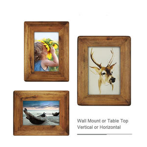 Cadre photo en bois de manguier massif de style traditionnel et patrimonial, finition antique, artisanal, vintage, décoration de table, bureau à domicile, vente en gros - Product Image 4