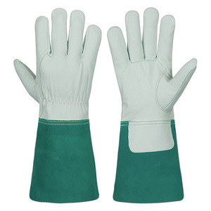 Guantes de Soldadura Tig de Cuero Vacuno de Primera Calidad para Protección Industrial de Manos, Resistentes a la Abrasión, con Logotipo Personalizado - Product Image 4