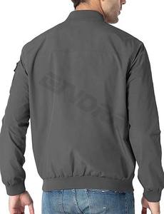 Chaqueta de moto de verano formal para hombre, lona de un solo pecho, poliéster/algodón con cuello alto y técnicas bordadas - Product Image 2