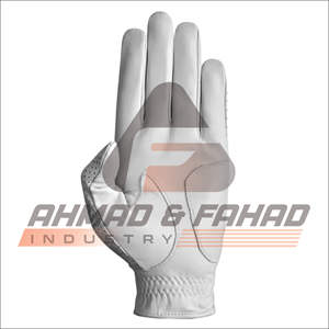 Guantes de golf blancos para exteriores de Material Cabretta de la mejor calidad para adultos Diseño único Fabricación profesional Transpirable - Product Image 1