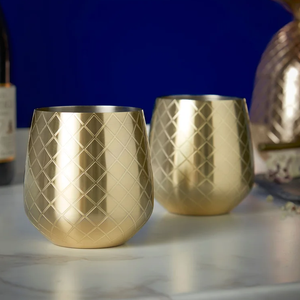 Belle acier inoxydable verre à vin cocktail barware outil accessoires maison restaurant dessus de table décor verres cadeau de mariage - Product Image 3