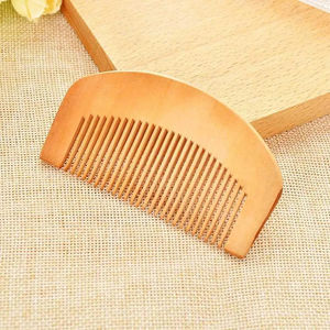 Peigne en bois poli antistatique élégant, qualité salon, démêloir pour cheveux et barbe, outil de coiffure pour hommes et femmes, taille personnalisée - Product Image 2