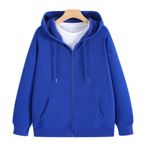 Ventes en gros de sweats à capuche pour femmes, mode, impression personnalisée, sweat à capuche en molleton français surdimensionné, impression sérigraphique, sweats à capuche à fermeture éclair - Product Image 6