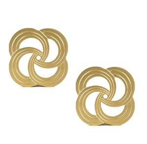 Modern Vintage Style Brass Fish Trivet <b>Gold</b> Tone Metal Hot Pot Holder & <b>Coaster</b> Unique Marine Theme Kitchen Table Protector - Product Image 5