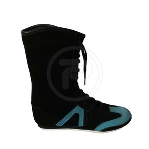 Chaussures de boxe légères à enfiler à prix abordable en cuir et tissu pour hommes, qualité supérieure, couleur et logo personnalisables PROTEK - Product Image 6
