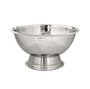 Deluxe Quality Copper Hammered Ice Bowl With Base And Handle Round Metal <b>Wine</b> Champagne Bowl for Bars & Hotel Party Use - Product Image 5