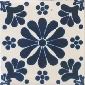 90 Azulejos Mexicanos TalaVERA Arcilla Cerámica Pared o Suelo Uso TALAVERA MÉXICO Cerámica # C070 - Product Image 1