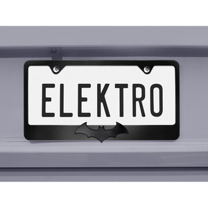 <b>Batman</b> Black Bat 3D LED License Plate Frame Aluminum <b>Car</b> and Motorcycle Decoration for Tesla Ford Corolla Model" - Product Image 2