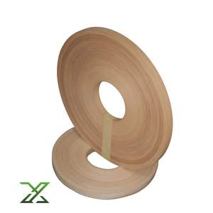 Bande de chant en placage de bois de chêne pour la décoration intérieure, préencollée, thermocollante avec adhésif thermofusible, bande de chant flexible en bois - Product Image 3