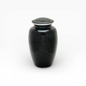 Urna Funeraria de Bronce Mate con Banda de Pan de Oro y Forma Tradicional para Tributo Conmemorativo - Product Image 6