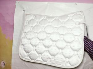 Almohadilla de sillín cruzada hecha a mano, almohadilla de sillín de algodón, colorida de algodón para silla de montar caballo, almohadilla de algodón - Product Image 6