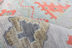 Meilleure vente tapis moderne Oushak grand tapis noué à la main en laine de Nouvelle-Zélande animal de compagnie New York Design floral pour salon rouleau décor - Product Image 5