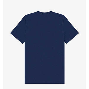 T-shirt à la mode pour hommes Vêtements promotionnels Vêtements pour hommes Slim Fit pour hommes T-shirt uni à col rond en polycoton de couleur bleue - Product Image 2