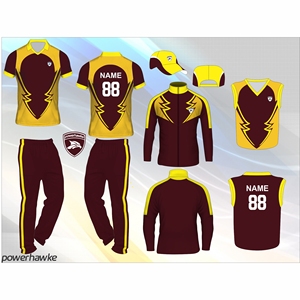 ชุดกีฬาดีไซน์ล่าสุด เสื้อเจอร์ซีย์คอคริกเก็ต กางเกงขายาวสำหรับเด็กผู้ชาย มีสีสวยงามและสามารถสกรีนโลโก้ได้ - Product Image 2