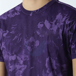Camiseta de manga corta de microfibra para hombre de alta calidad Tela de punto de secado rápido Diseño de serigrafía sólida Sublimación Precio bajo - Product Image 5