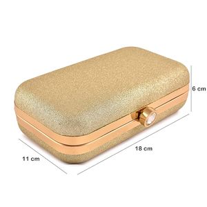 <b>Box</b> Metallic Clutch Luxury Beaded Bridal <b>Handbag</b> Wedding Diamond Beads Heavy Clutches Purse Bag Embroidery Evening Party - Product Image 4