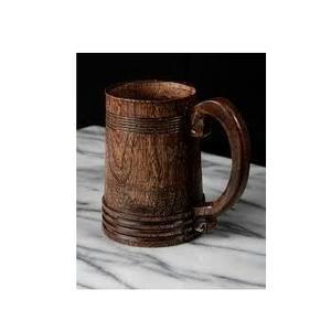 Mug en bois écologique fait à la main, tasse à boire en bois naturel, vaisselle durable - Product Image 1
