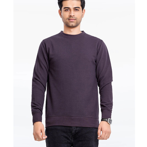 Fournisseur de gros Pull à manches longues en jersey pour hommes, nouveau style de sweat-shirt à col rond en polaire sans capuche, taille XS, motif imprimé - Product Image 4