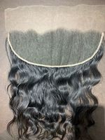 Vente en gros HD Closure Frontal Indian Hair Raw Human Extension de cheveux bruts 30 pouces étiré Invisible Design Bon marché