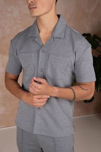 Camisetas de Punto 100% Algodón Transpirables y Ajustadas para Hombre de Marca Privada - Fabricante OEM y Proveedor de Exportación para Venta al Por Mayor - Product Image 2