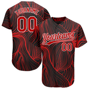 Camisetas de Béisbol Personalizadas de Alta Calidad, Camisetas de Béisbol Personalizadas Baratas para Hombre, Camiseta de Béisbol Transpirable, Servicio OEM - Product Image 3