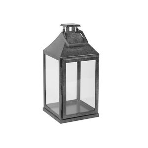 Lanternes et pots de bougeoirs en bois enduit de poudre noire pour la maison et le jardin pour les décorations de Noël et de mariage - Product Image 3