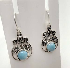 Hermosos Pendientes Colgantes Vintage con Engaste de Bisel Chapado en Oro sobre Plata de Ley, Certificados por IGI, de Alta Calidad, Regalo para Fiestas - Product Image 2