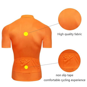 Vêtements de sport unis à col montant, cuissard et collant à séchage rapide respirant et à manches courtes de style urbain en plein air du Pakistan - Product Image 4