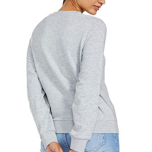 Sudaderas Gruesas y Elegantes para Mujer con Cuello Redondo, Logotipo en la Parte Delantera, Estampado Invernal, 100% Algodón, Impermeables, Resistentes al Viento y Transpirables, 280g - Product Image 2