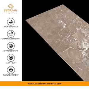 Azulejos De Porcelana De Granito De Mármol Marrón Natural Foshan 60X120 Carreaux De Sol Superficie Brillante Mate Venas Plateadas Piso De Calidad China - Product Image 5