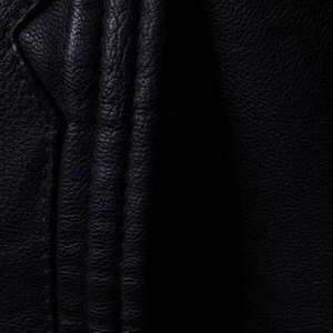 Chaquetas de cuero genuino para hombre, transpirables, OEM con diferentes diseños de aspecto, ajuste holgado, cierre de cremallera, logotipo frontal para invierno - Product Image 6