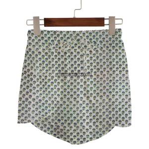 Handmade Cotton Indian Item Women's Summer Loungewear Cotton Block Print Wrap Shorts Beach Girls Collection Baby Doll Style - Product Image 1