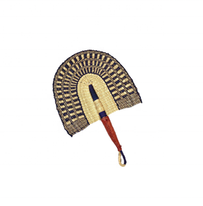 Éventail à main en jonc de mer à usage quotidien | Ventilateur portable en feuille de palmier tissé, décoratif naturel pour événement tropical ou fête. - Product Image 6