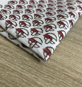 Tela de Algodón Estampada a Mano con Bloques Tradicionales |   Diseño Étnico Completo - Product Image 4